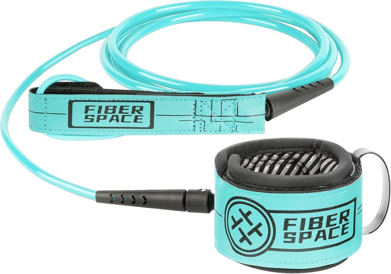 FIBER SPACE Premium Surf Leash. High Resistance Lightweight, for All Types of Surfboards. 6/9 feet-5 Colors. - Image 1
